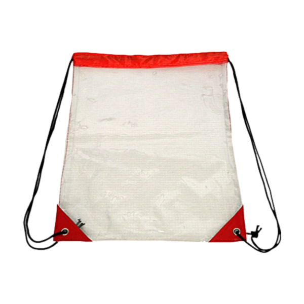 Waterproof Clear PVC Drawstring Backpack