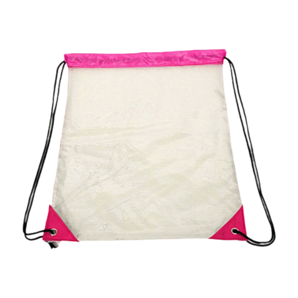 Waterproof Clear PVC Drawstring Backpack