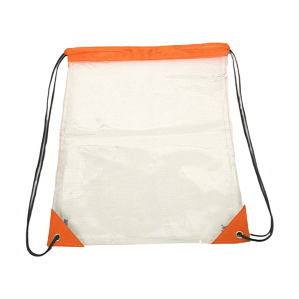 Waterproof Clear PVC Drawstring Backpack