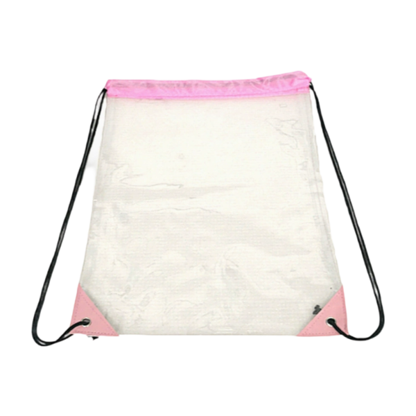 Waterproof Clear PVC Drawstring Backpack