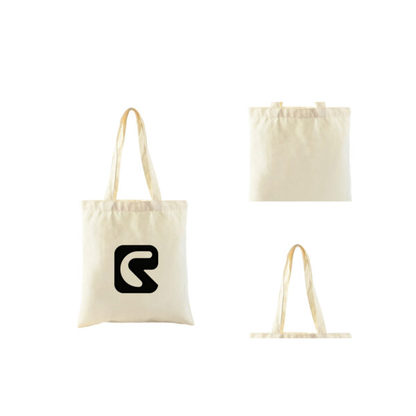 SPL16 Cotton Canvas Open Main Pocket Tote Bag