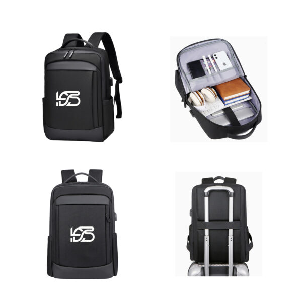 Waterproof Oxford Fabric Expandable Business Backpack