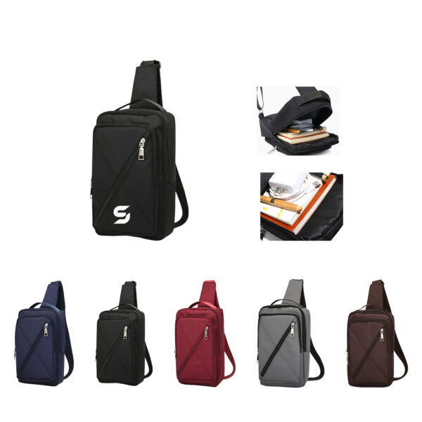 Oxford Fabric Waterproof Sling Bag