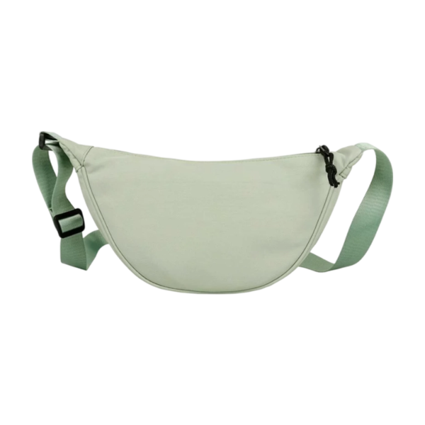 Nylon Semi-Circular Crossbody Bag