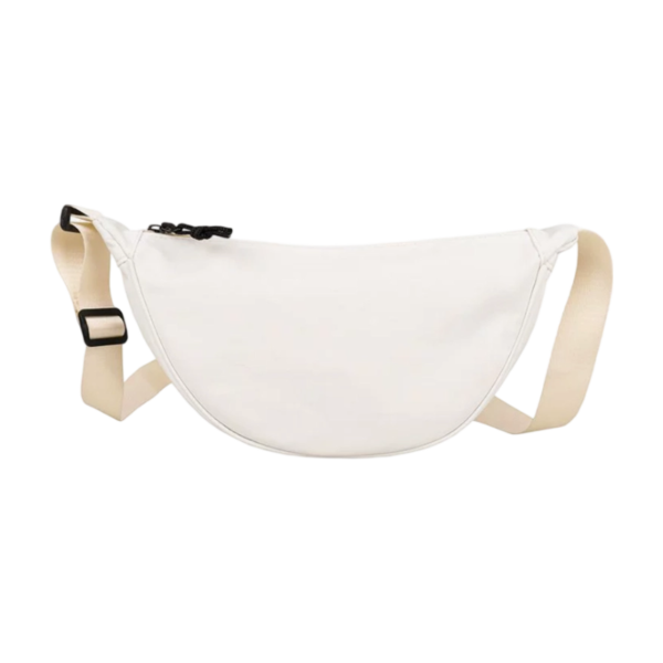 Nylon Semi-Circular Crossbody Bag