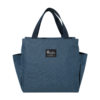 Cation Material Lunch Cooler Bag with Aluminum Foil Insulation and Side Pockets