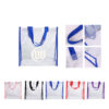 Heavy PVC Clear Stadium Tote Bag with Black Web Trim and 21" Handles