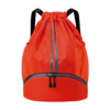 Oxford Fabric Drawstring Backpack with Waterproof Pocket and Shoe Compartment