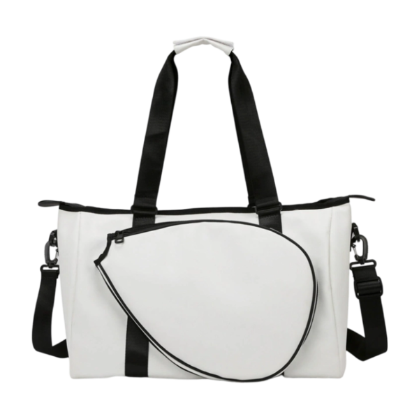 Nylon Pickleball Bag with Paddle Pocket and Multiple Compartments