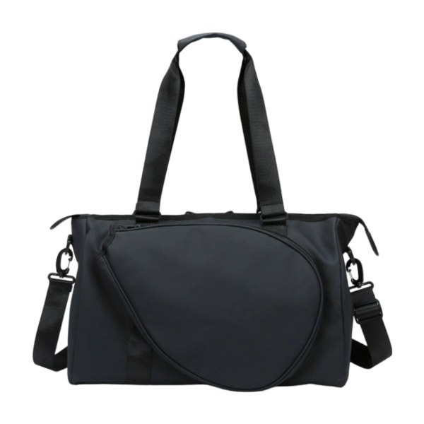 Nylon Pickleball Bag with Paddle Pocket and Multiple Compartments
