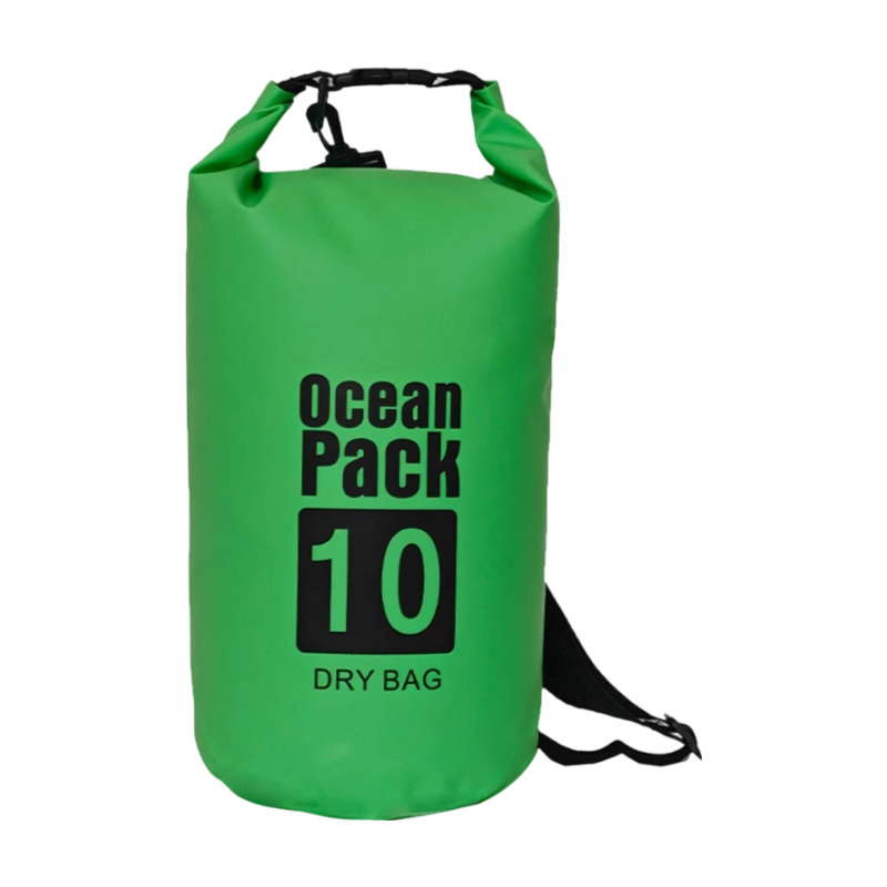 10-Liter Waterproof PVC Roll-Top Bag with Adjustable Cross-Body Strap - Image 6