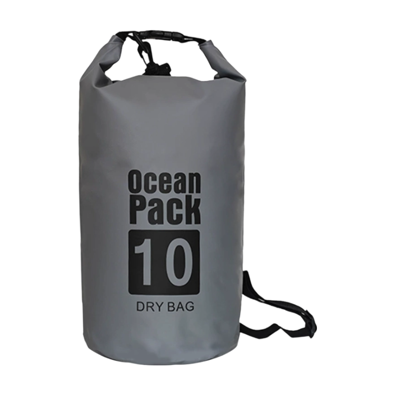 10-Liter Waterproof PVC Roll-Top Bag with Adjustable Cross-Body Strap - Image 7