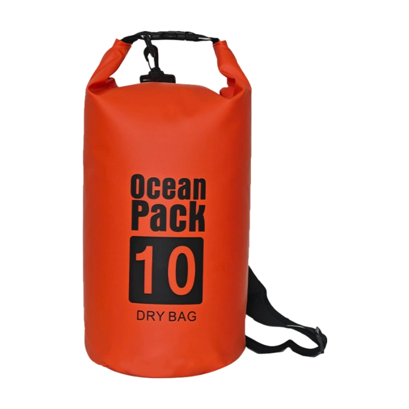 10-Liter Waterproof PVC Roll-Top Bag with Adjustable Cross-Body Strap - Image 8
