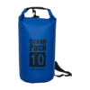 10-Liter Waterproof PVC Roll-Top Bag with Adjustable Cross-Body Strap