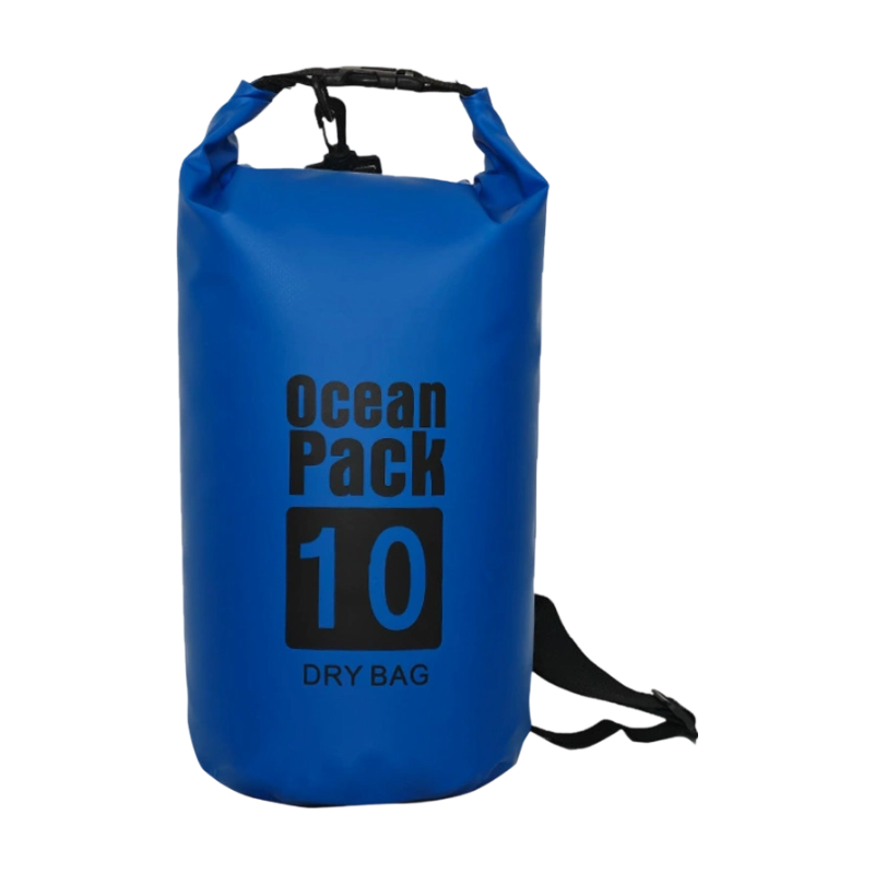 10-Liter Waterproof PVC Roll-Top Bag with Adjustable Cross-Body Strap - Image 10