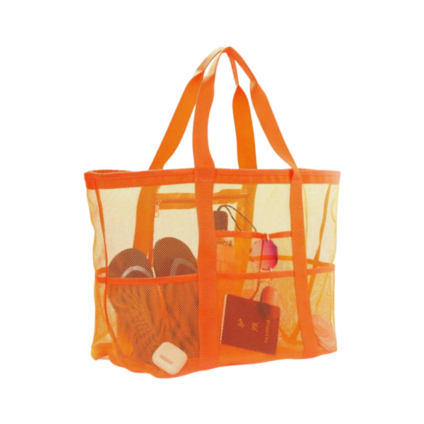 Durable Polyester Mesh Beach Tote Bag