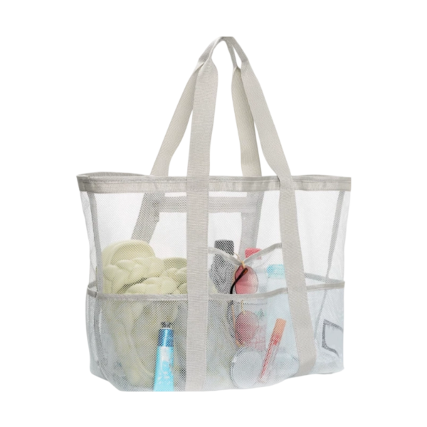 Durable Polyester Mesh Beach Tote Bag