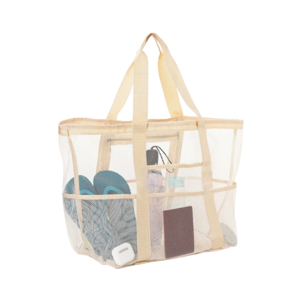 Durable Polyester Mesh Beach Tote Bag