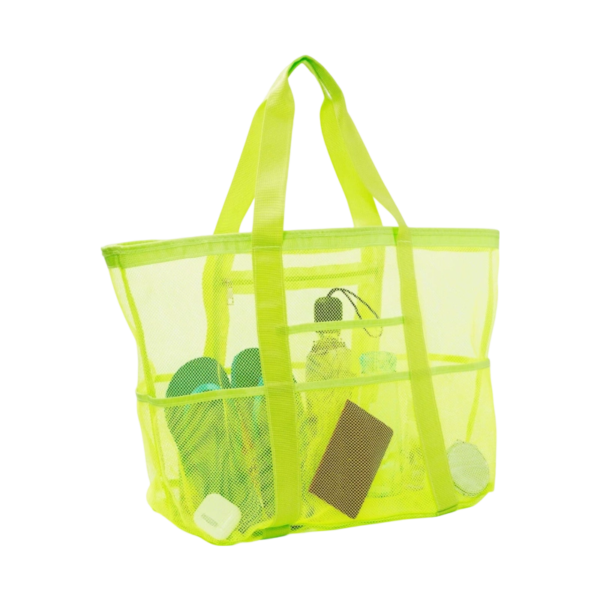 Durable Polyester Mesh Beach Tote Bag