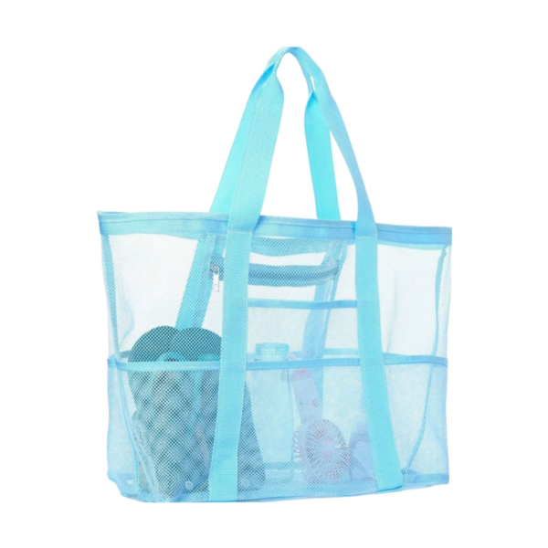 Durable Polyester Mesh Beach Tote Bag