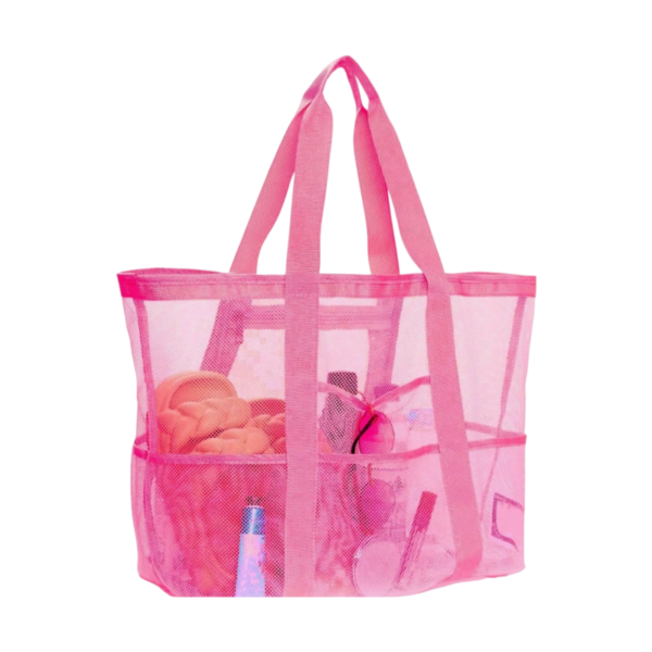 Durable Polyester Mesh Beach Tote Bag