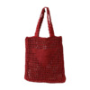 Handwoven Straw and Mesh Crochet Beach Tote