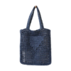 Handwoven Straw and Mesh Crochet Beach Tote