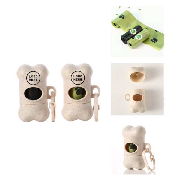 SPL104 Biodegradable Dog Waste Bag with Wheat Straw Dispenser