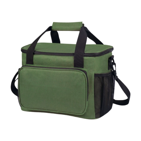 600D Oxford Insulated Lunch Bag with Mesh Pockets