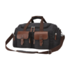 Canvas Shoulder Tote with Waterproof Crossbody Design