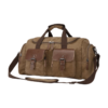 Canvas Shoulder Tote with Waterproof Crossbody Design