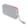 Sleek Candy Color Silicone Zipper Handbag