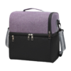 Oxford Double-Layer Insulated Lunch Bag with Multiple Compartments