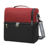 Oxford Double-Layer Insulated Lunch Bag with Multiple Compartments