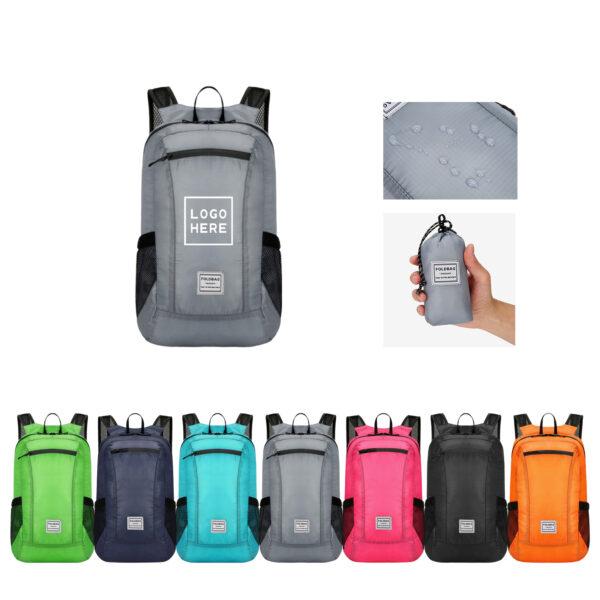 SPL117 Water-Resistant Polyester Outdoor Foldable Backpack