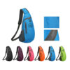 Soft Waterproof Polyester Foldable Crossbody Sling Bag