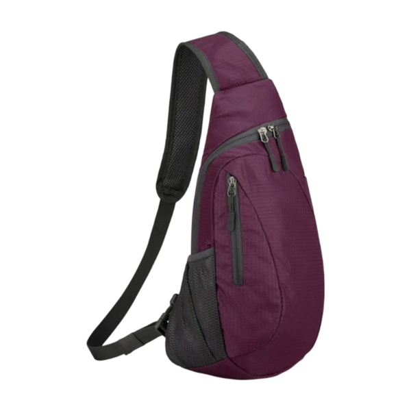 Soft Waterproof Polyester Foldable Crossbody Sling Bag