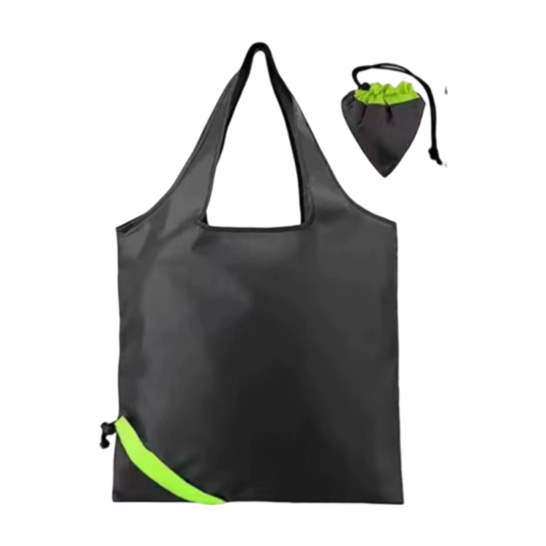 RPET Folding Reusable Tote Bag with Strawberry Design