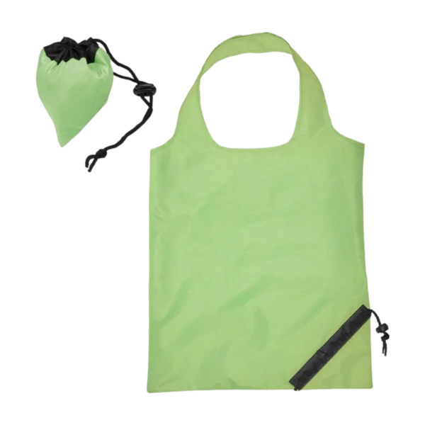 RPET Folding Reusable Tote Bag with Strawberry Design