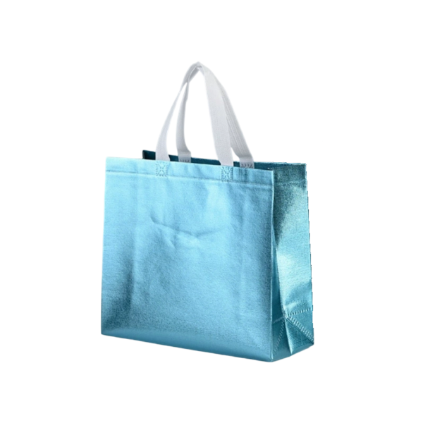 Eco-Friendly Iridescent Holographic Reusable Grocery Bags