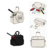 High-Quality PU Faux Leather Tennis Racket Shoulder Tote Bag