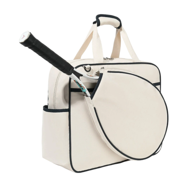 High-Quality PU Faux Leather Tennis Racket Shoulder Tote Bag