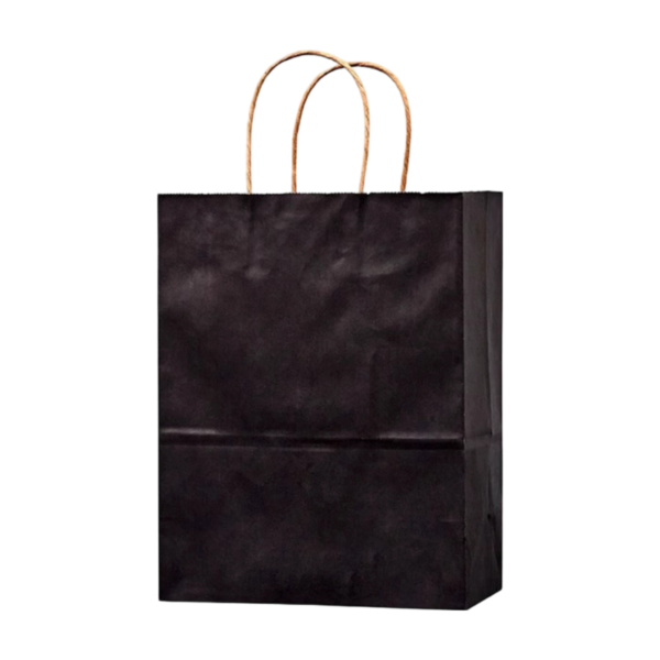 100% Recycled Kraft Paper Shopper Tote Bag with Handles