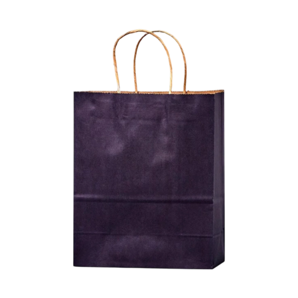 100% Recycled Kraft Paper Shopper Tote Bag with Handles