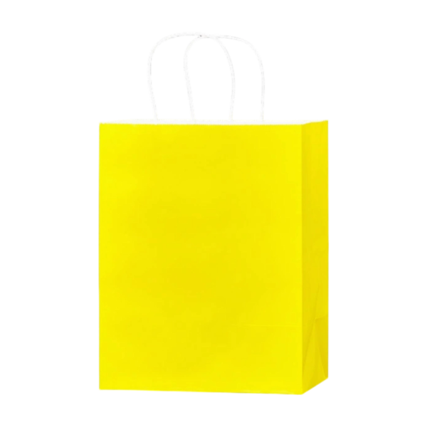 100% Recycled Kraft Paper Shopper Tote Bag with Handles