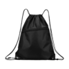 Nylon Sports Canvas Drawstring Backpack with Headphone Hole