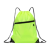 Nylon Sports Canvas Drawstring Backpack with Headphone Hole