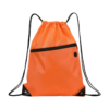 Nylon Sports Canvas Drawstring Backpack with Headphone Hole