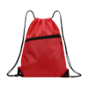 Nylon Sports Canvas Drawstring Backpack with Headphone Hole