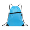 Nylon Sports Canvas Drawstring Backpack with Headphone Hole